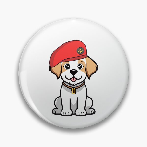 Item preview, Cute Red Beret Happy Dog designed and sold by Pet Station.