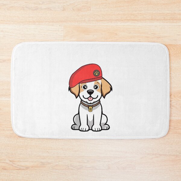 Item preview, Cute Red Beret Happy Dog designed and sold by Pet Station.