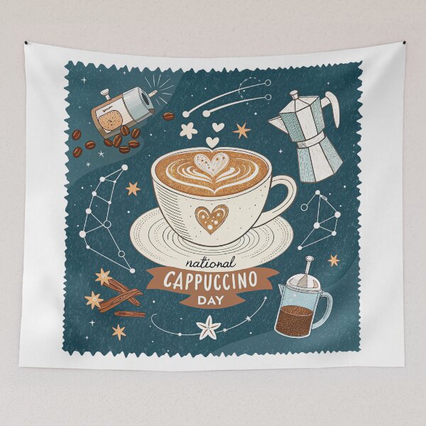 Item preview, T-Shirt Design Trending: NATIONAL CAPPUCCINO DAY designed and sold by ForeverPrintsOK.