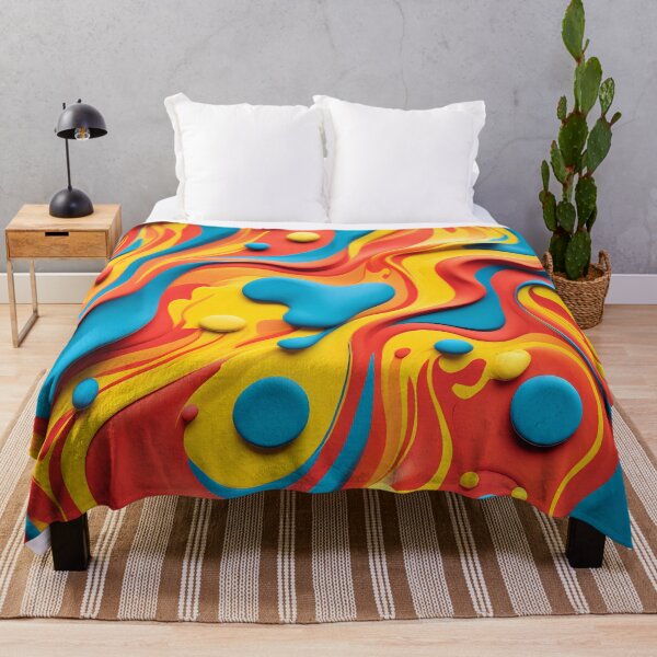 Item preview, Fiery abstract paint splash designed and sold by NolineXpression.