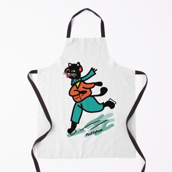 Artikelvorschau, Skater schwarze Katze Wintersportstar entworfen und verkauft von fluffyfamcraft.