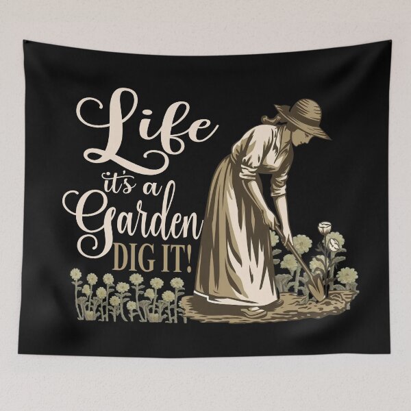 Item preview, Life is a garden dig it gardening  designed and sold by Colorfulman.