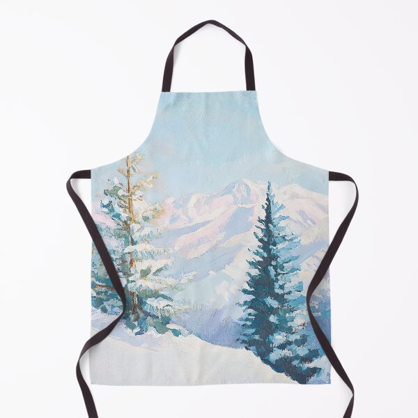Item preview, Winter Snow Mountains Fir Trees White I designed and sold by ArtHouseNiklas.