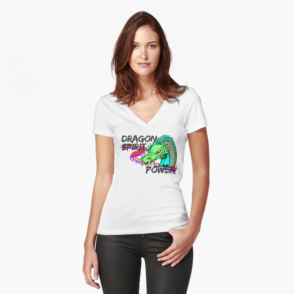 Aperçu de l'œuvre T-shirt moulant col V créée et vendue par Vinidal.