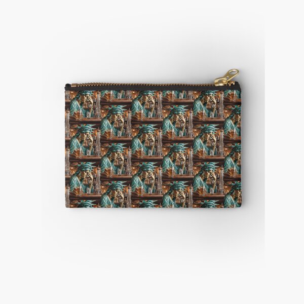 Item preview, Devastated Statue of Liberty in a bar! - Funny US election designs designed and sold by Happier-Futures.