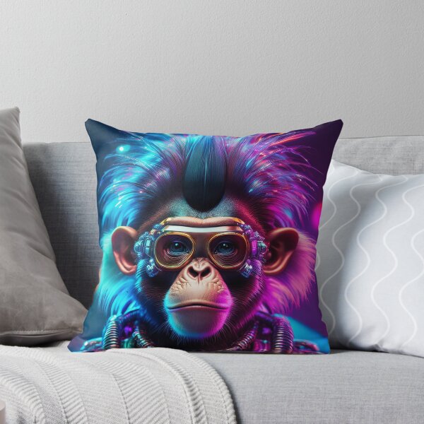 Item preview, Raver Punk | Night Life | Cyberpunk Monkey Collection designed and sold by monkeybusiness.pt.