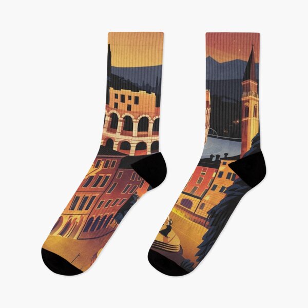 Item preview, Verona Vintage Travel Poster designed and sold by TravelerRat.