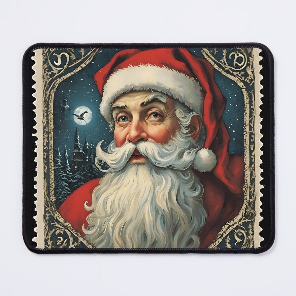 Item preview, Classic Santa Christmas Stamp designed and sold by Vintagestamps.