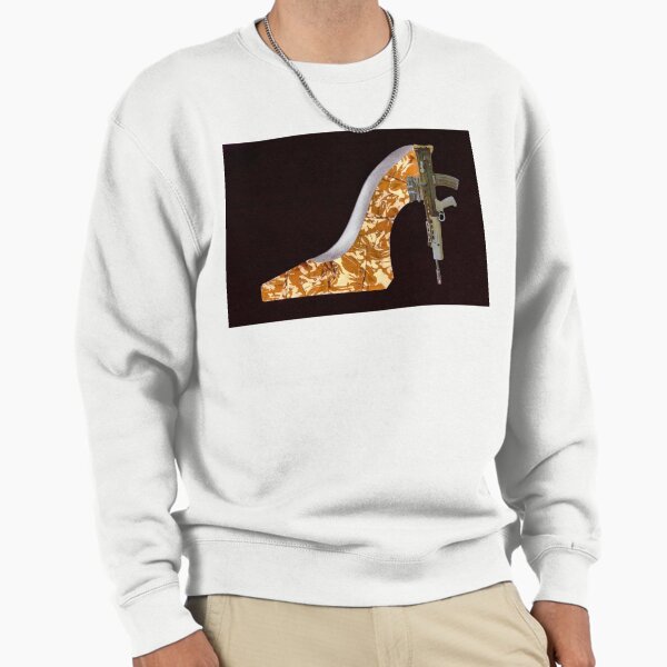 Iraq Shoe by Goddamn Media Pullover Sweatshirt