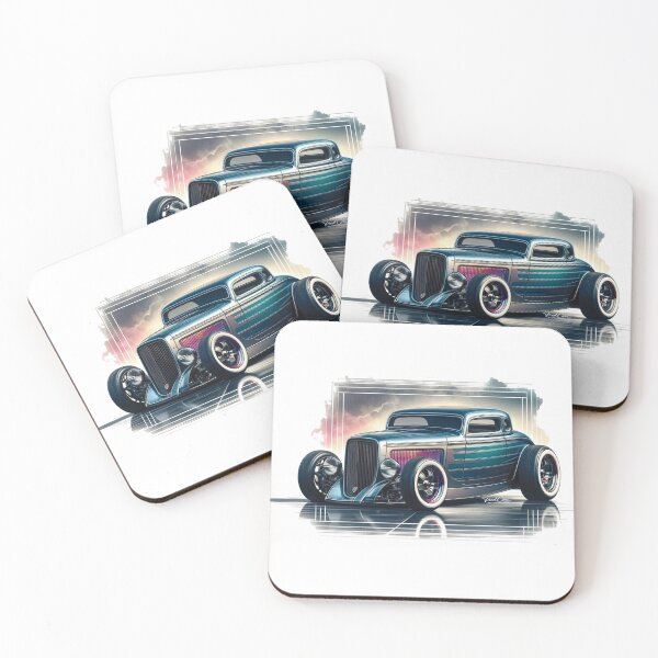 Item preview, Retro style car, hot rod. designed and sold by Fredceri01.