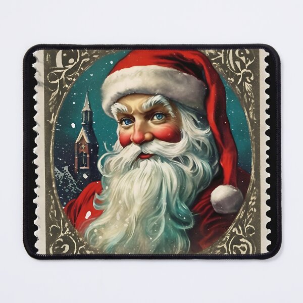 Item preview, Greetings From Santa Classic Stamp designed and sold by Vintagestamps.