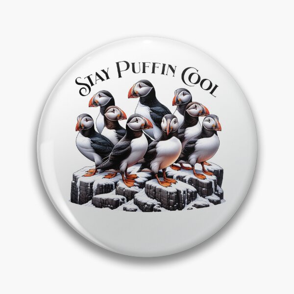 Item preview, Stay Puffin Cool designed and sold by absurditeestore.