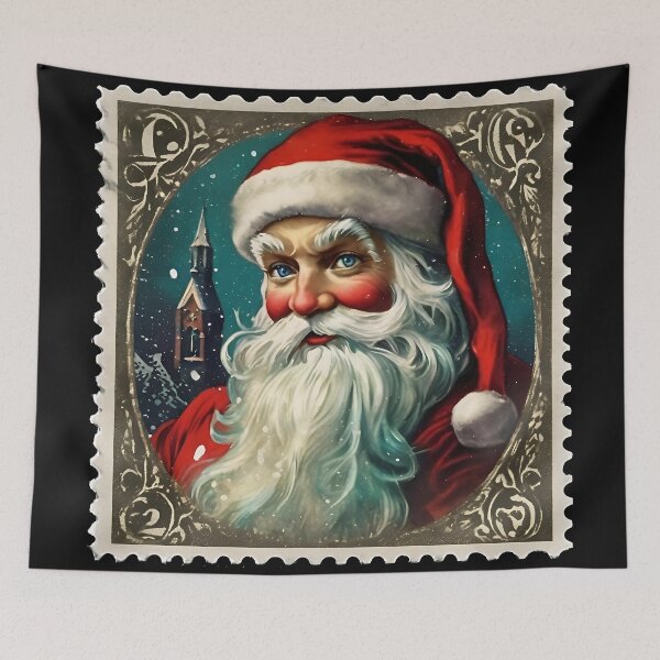 Item preview, Greetings From Santa Classic Stamp designed and sold by Vintagestamps.