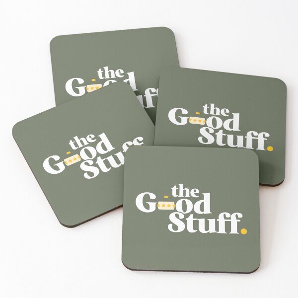 Item preview, The Good Stuff - Bauble - White & Yellow designed and sold by GoodStuffMerch.
