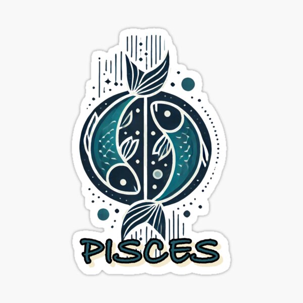 Item preview, Serene Pisces: Mystical Zodiac Art in Ocean Tones designed and sold by UrbanCanvvas.