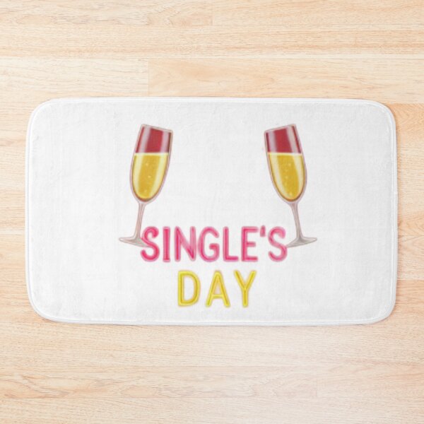 Item preview, Sparkling Drink with Bubbles – Glasses for Single's Day designed and sold by maritas22.