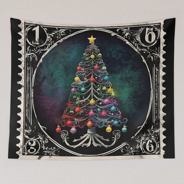 Item preview, Merry Memories: Vintage Christmas Tree Design designed and sold by Vintagestamps.