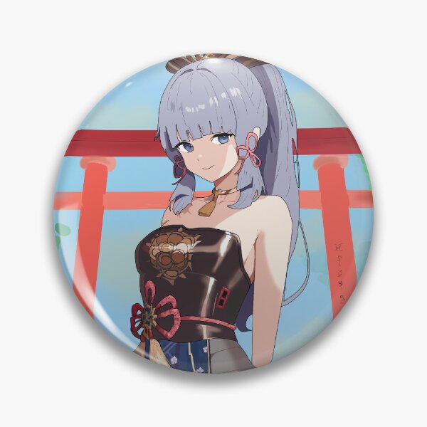 Aperçu de l'œuvre Ayaka Kamisato Genshin Fanart créée et vendue par GraphiCreation.