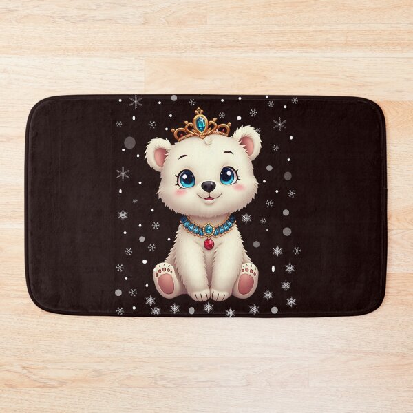 Item preview, Cute Polar Bear Wearing a Tiera  designed and sold by Diane Gotti.