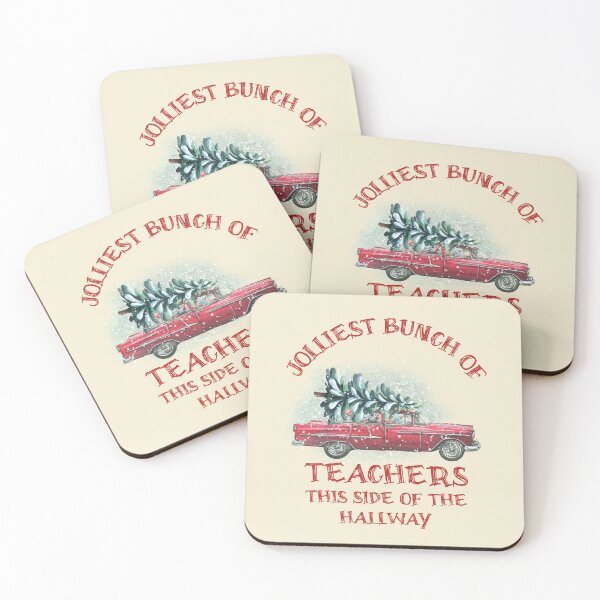 Item preview, Jolliest Bunch of Teachers This Side of the Hallway - Teachers Funny Christmas Design designed and sold by NexaArts.