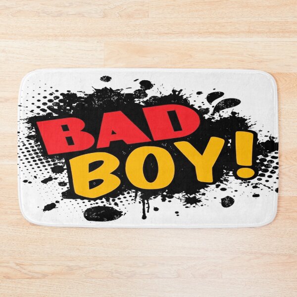 Item preview, bad boy on black ink splatter background illustration designed and sold by TYTOS-SHOP.