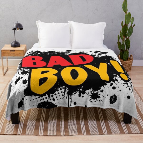 Item preview, bad boy on black ink splatter background illustration designed and sold by TYTOS-SHOP.