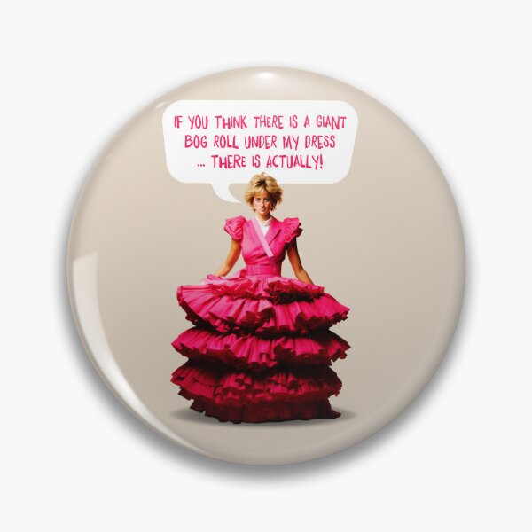 Item preview, Downstairs Toilet Princess Diana designed and sold by DebbieDoesDogs.