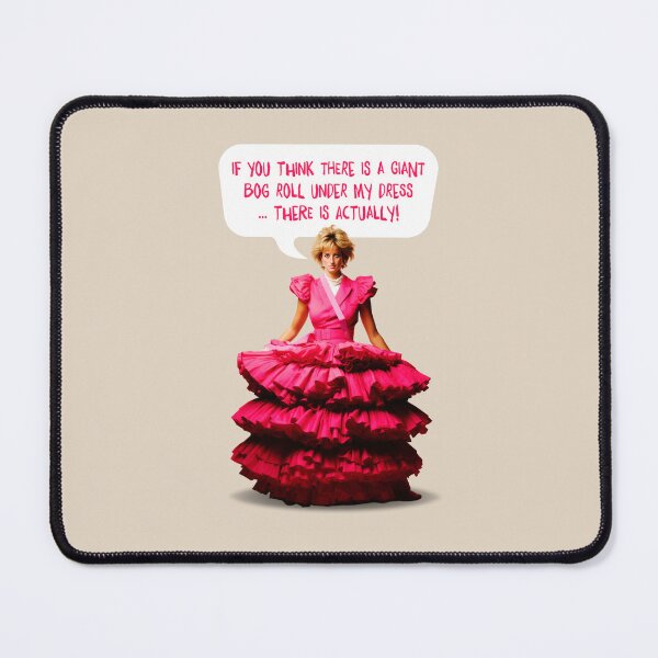Item preview, Downstairs Toilet Princess Diana designed and sold by DebbieDoesDogs.