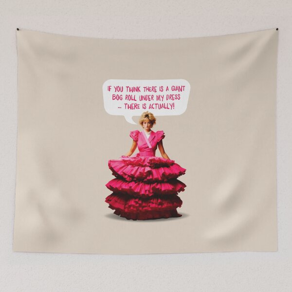 Item preview, Downstairs Toilet Princess Diana designed and sold by DebbieDoesDogs.