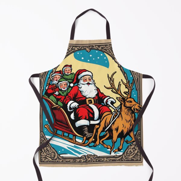 Item preview, Nostalgic Christmas: Santa’s Magical Sleigh designed and sold by Vintagestamps.