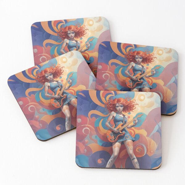 Item preview, Guitar Girl v2 designed and sold by NEOCHRONOS.