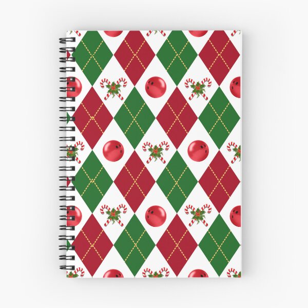 Item preview, Bowling Ball Christmas Argyle pattern designed and sold by BeebooDesign.
