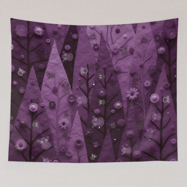 Item preview, VIOLET Christmas Owls designed and sold by LuCancio23.