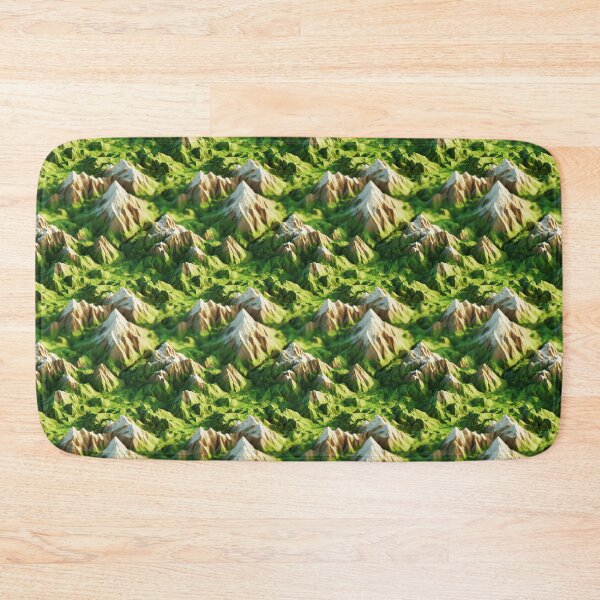 Item preview, Green Mountains Pattern Design designed and sold by NicolasGlowArt.