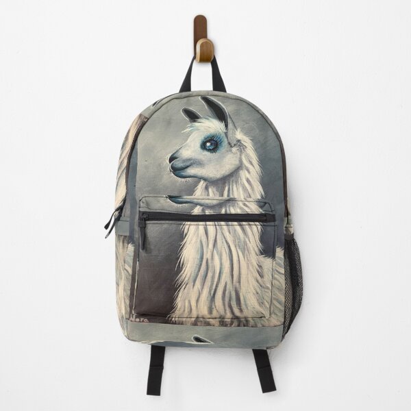 Item preview, Beautiful llama portrait in black and white designed and sold by norascorner.