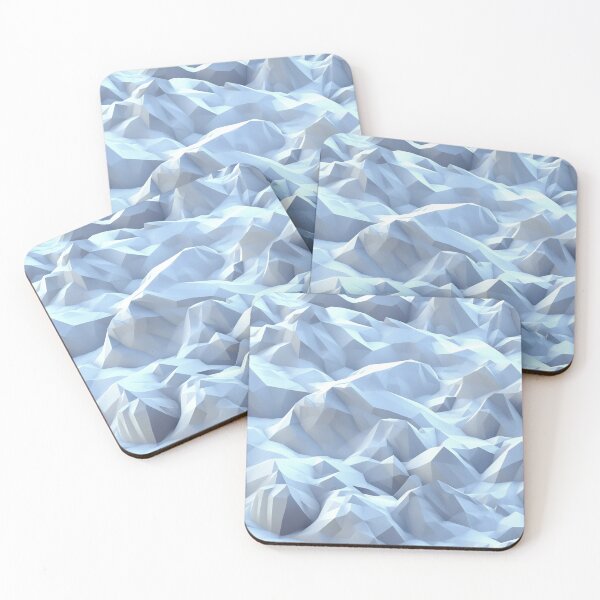 Item preview, White Mountains Pattern designed and sold by NicolasGlowArt.
