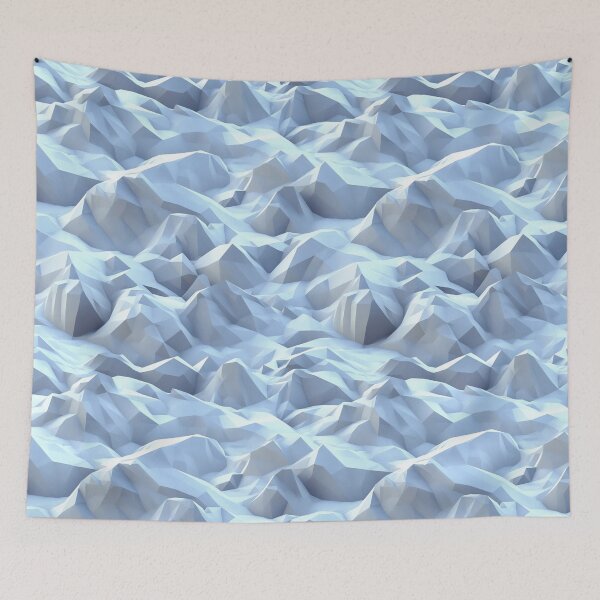 Item preview, White Mountains Pattern designed and sold by NicolasGlowArt.