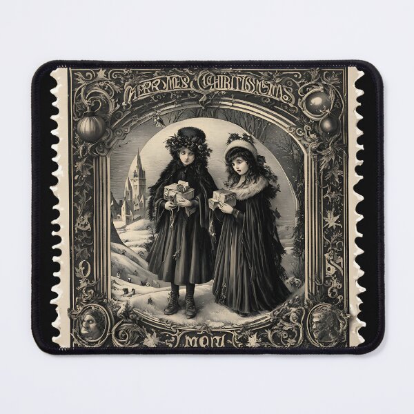 Item preview, Old-Fashioned Cheer: A Vintage Christmas Postage designed and sold by Vintagestamps.