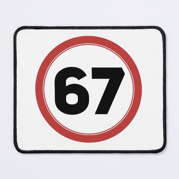 Item preview, Speed limit 67, happy 67th birthday designed and sold by Wolagno.