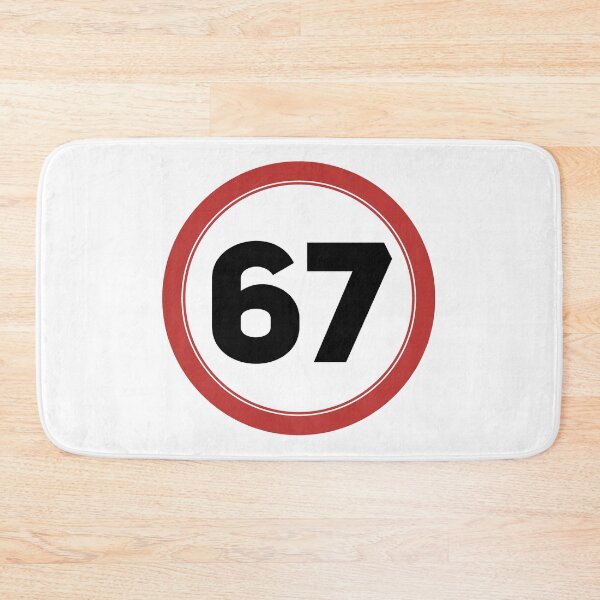 Item preview, Speed limit 67, happy 67th birthday designed and sold by Wolagno.
