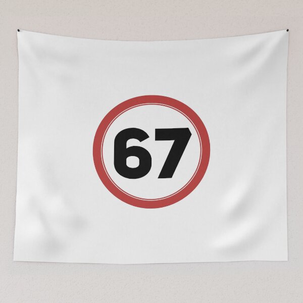 Item preview, Speed limit 67, happy 67th birthday designed and sold by Wolagno.