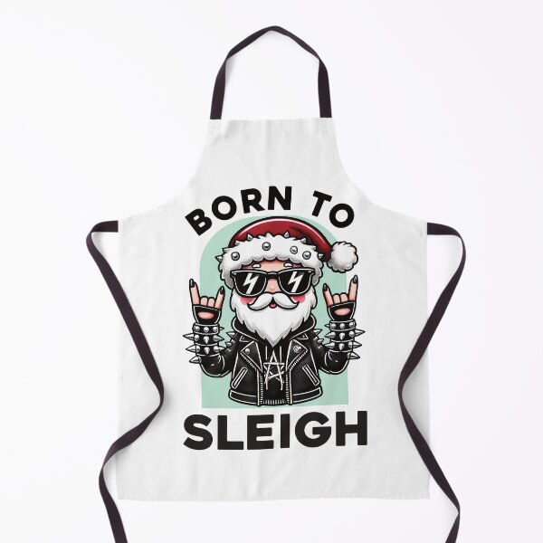 Item preview, Born to Sleigh - Heavy Metal Santa - Light designed and sold by Woggy-Doodles-.