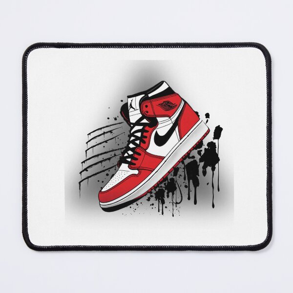 Item preview, "Retro Air High-Top Sneaker Art - Red & White Classic" designed and sold by PRIME4YOU.