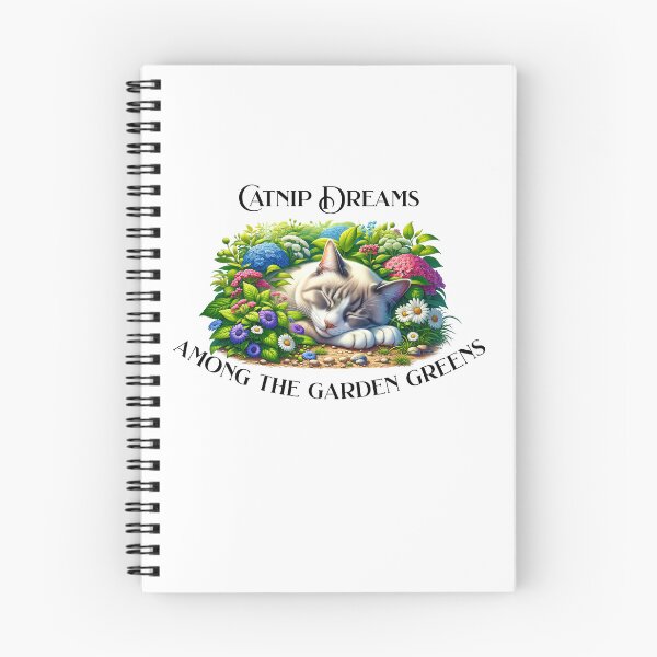 Item preview, Catnip Dreams among the Garden Greens  designed and sold by absurditeestore.
