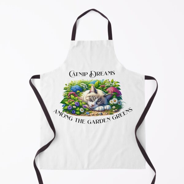 Item preview, Catnip Dreams among the Garden Greens  designed and sold by absurditeestore.