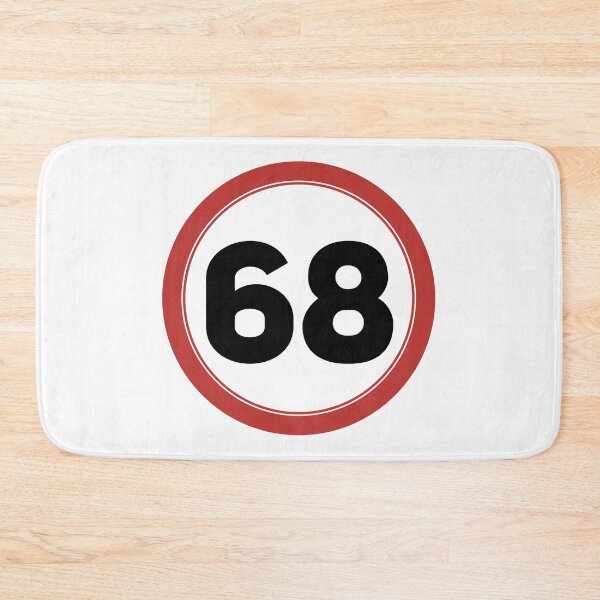Item preview, Speed limit 68, happy 68th birthday designed and sold by Wolagno.