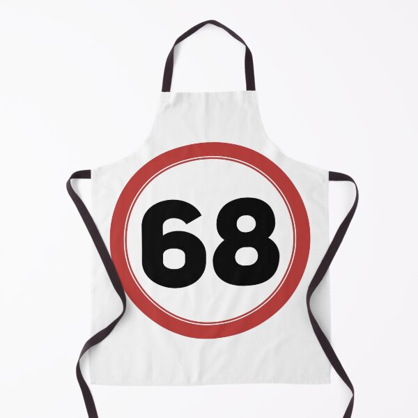 Item preview, Speed limit 68, happy 68th birthday designed and sold by Wolagno.