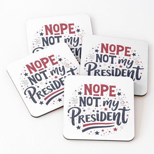 Item preview, not my president / nope not my president designed and sold by Krasnovaovaova.