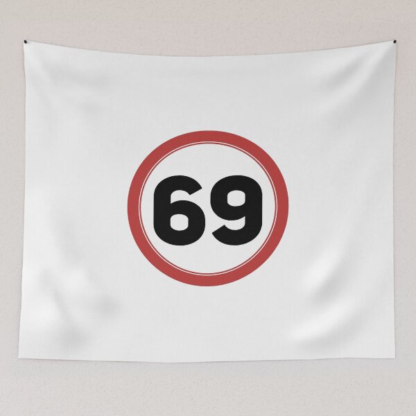 Item preview, Speed limit 69, happy 69th birthday designed and sold by Wolagno.
