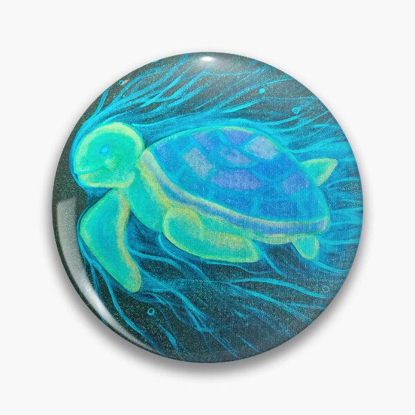 Item preview, GO WITH THE FLOW Sea Turtle designed and sold by PGKINART.